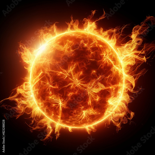 Sonneneruption mit Gebilde erh  hter Strahlung innerhalb der Chromosph  re 