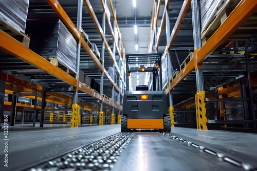 Automated Forklift Storage in Efficient Warehouse Management System