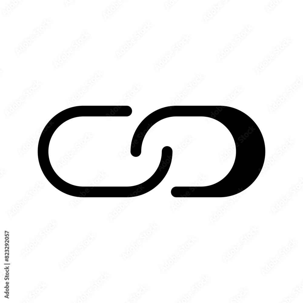 Link Icon Vector Symbol Design Illustration Link Icon Vector Symbol Design Illustration