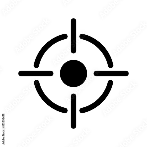 Target Icon Vector Symbol Design Illustration