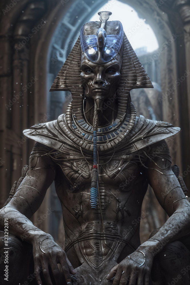 ancient egyptian undead pharaoh, alien, priest ancient egyptian undead pharaoh, alien, priest