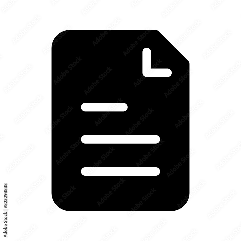 Fototapeta premium File Icon Vector Symbol Design Illustration