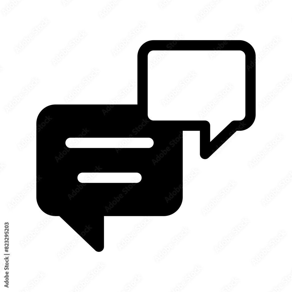 Chat Icon Vector Symbol Design Illustration Chat Icon Vector Symbol Design Illustration