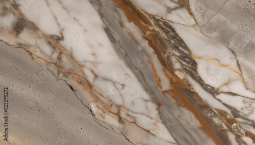 Closeup image capturing the exquisite natural patterns of a luxurious marble surface