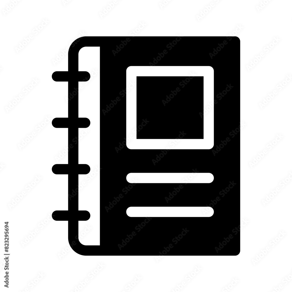 Notebook Icon Vector Symbol Design Illustration Notebook Icon Vector Symbol Design Illustration