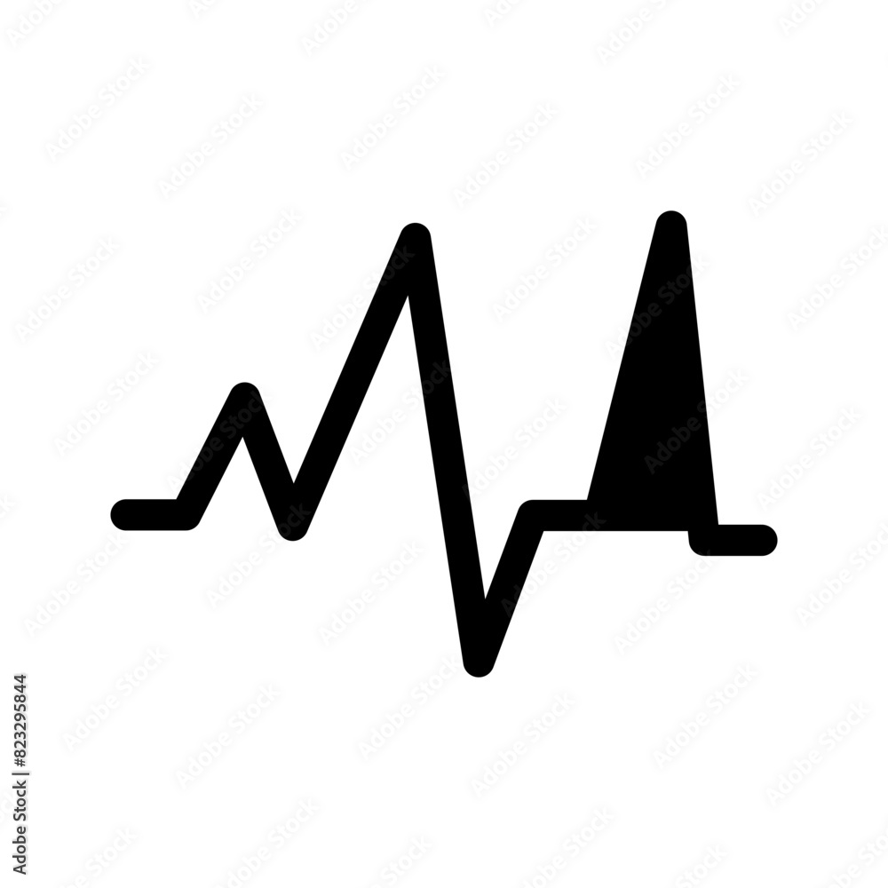 Heart Rate Icon Vector Symbol Design Illustration Heart Rate Icon Vector Symbol Design Illustration