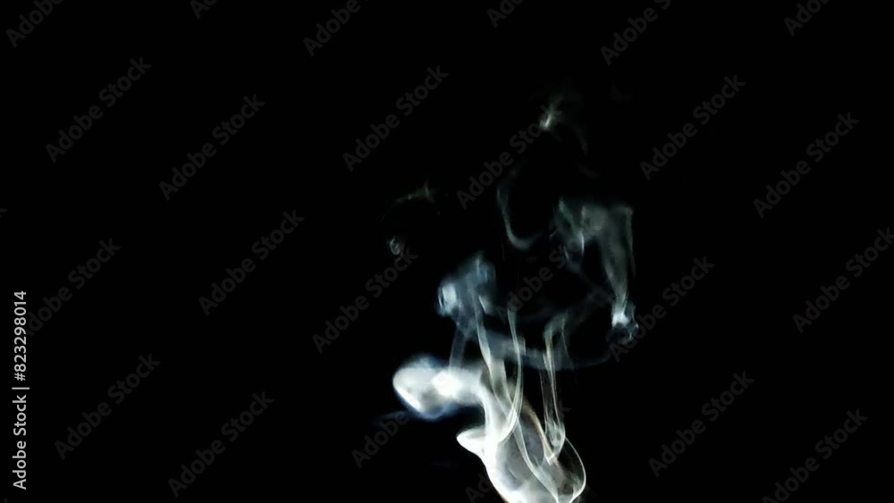 Smoke effect with black background Smoke effect with black background