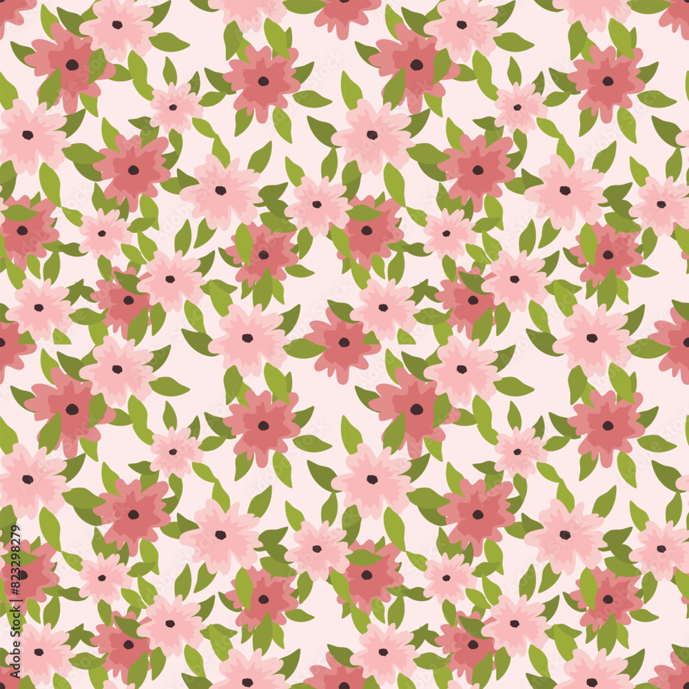 Floral Pattern Antique Fabric Floral Pattern Antique Fabric