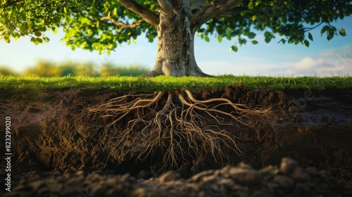 Tree Roots Exposed photo