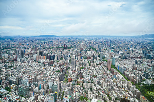 台湾台北の展望台からの都市風景 photo