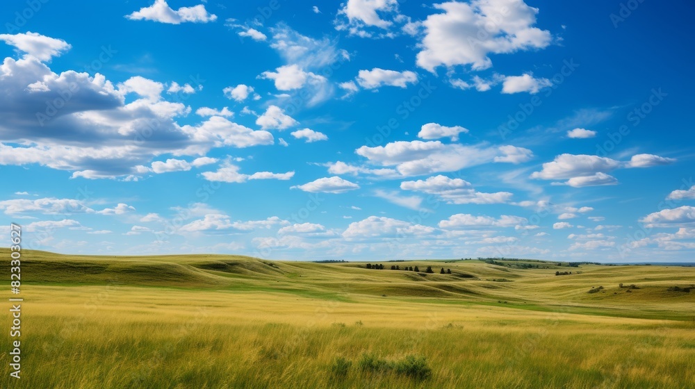Obraz premium Endless fields of tall waving grass