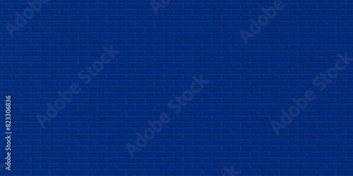 Blue brick wall background. Brick wall background. Blue pattern grainy concrete wall stone texture background.	
