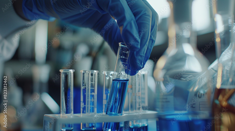 chemical sample test concept. chemical sample test concept.
