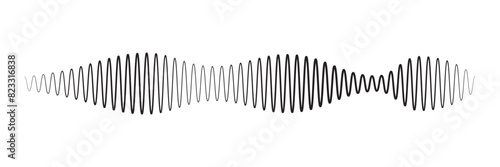 sound icon set. digital recorder voice audio wave vector symbol. soundwave frequency icon in black and white color. Sound waves, Equalizer, Audio waves, Radio signal, Music.