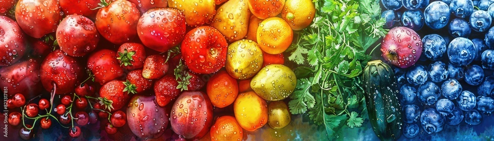 All the colors of the rainbow in one delicious and healthy snack. All the colors of the rainbow in one delicious and healthy snack.