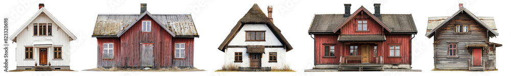 Small country house architecture png on transparent background Small country house architecture png on transparent background