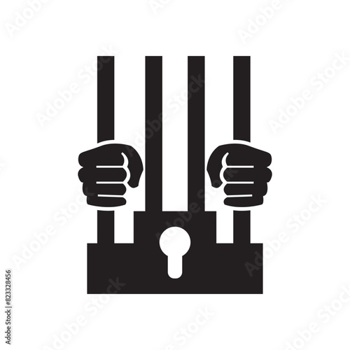 Prison, jail solid icon