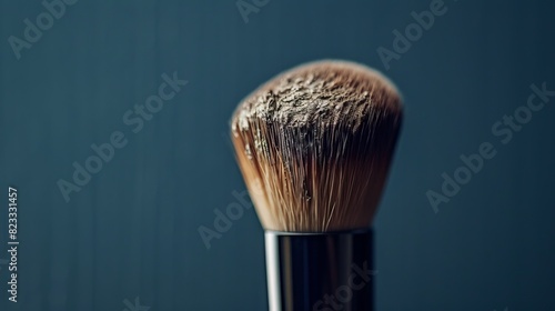 Captivating close-ups of makeup brushes in vibrant and textured settings perfect for beauty enthusiasts