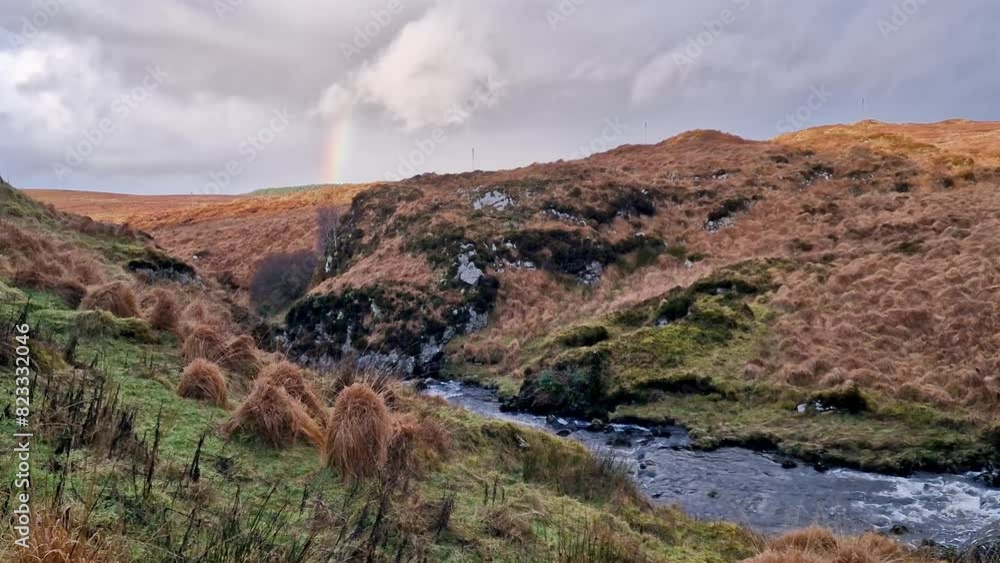 The Owenroe river flowns through the townland of Doobin in County Donegal, Ireland The Owenroe river flowns through the townland of Doobin in County Donegal, Ireland