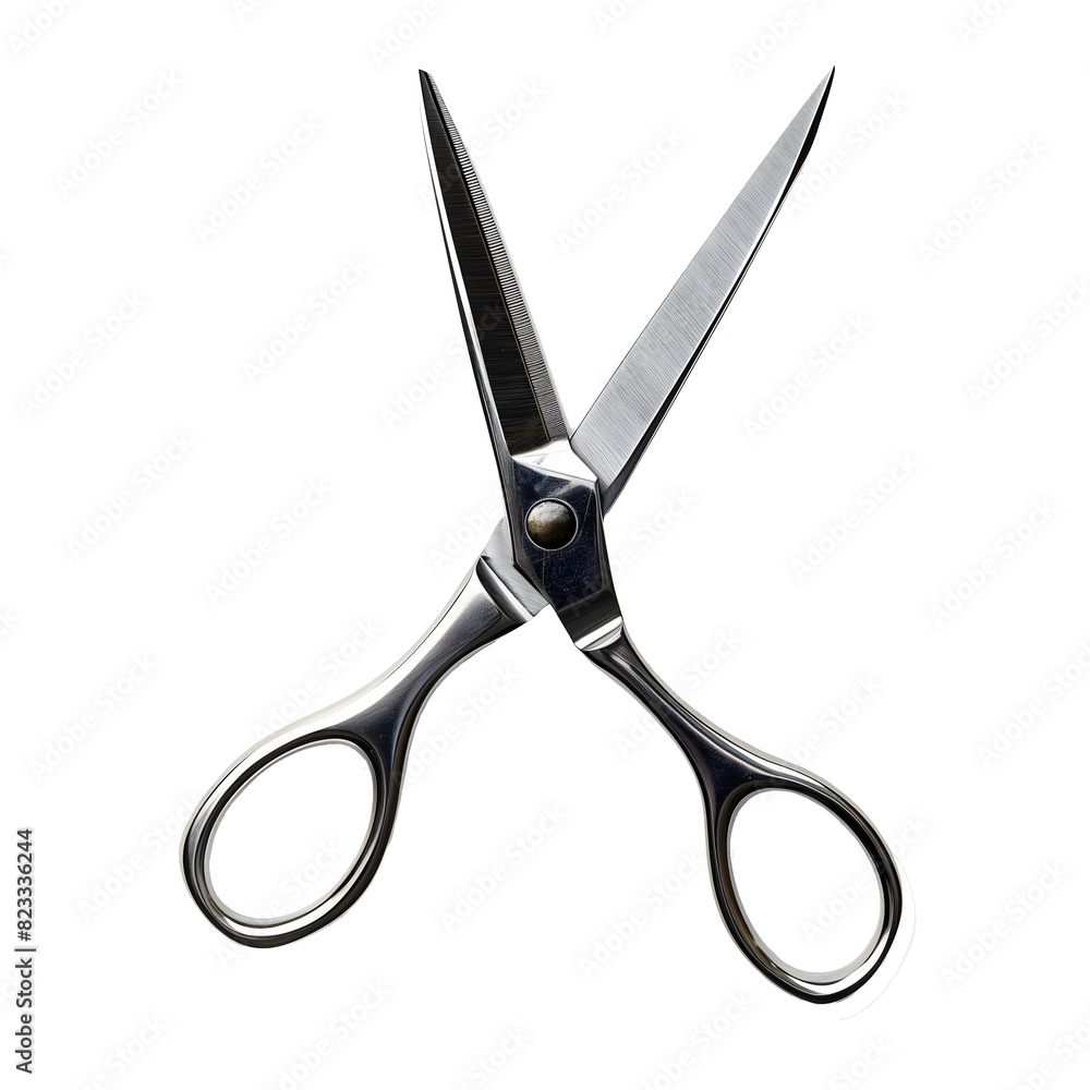 Scissors isolated on transparent background. Scissors isolated on transparent background.