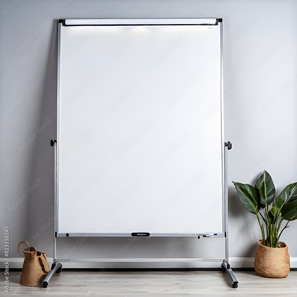 billboard on the wall, background with drops and glass, Clipboard with blank paper isolated on white background, light, 