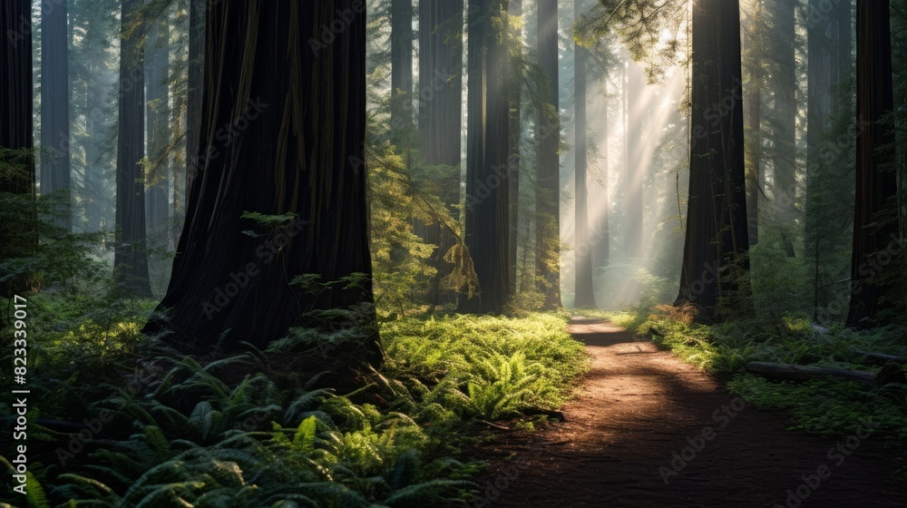 Enigmatic woods scene backdrop. Enigmatic woods scene backdrop.