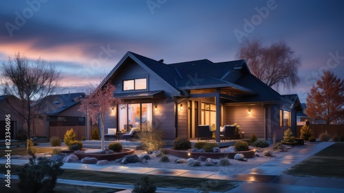 3d rendering of house model for real estate   © sultan