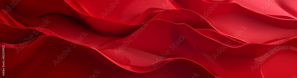 Red banner background with abstract waves and shadows, vector illustration
Red banner background with abstract waves and shadows, vector illustration