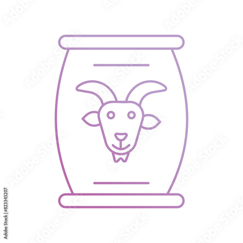 fodder icon with white background vector stock illustration