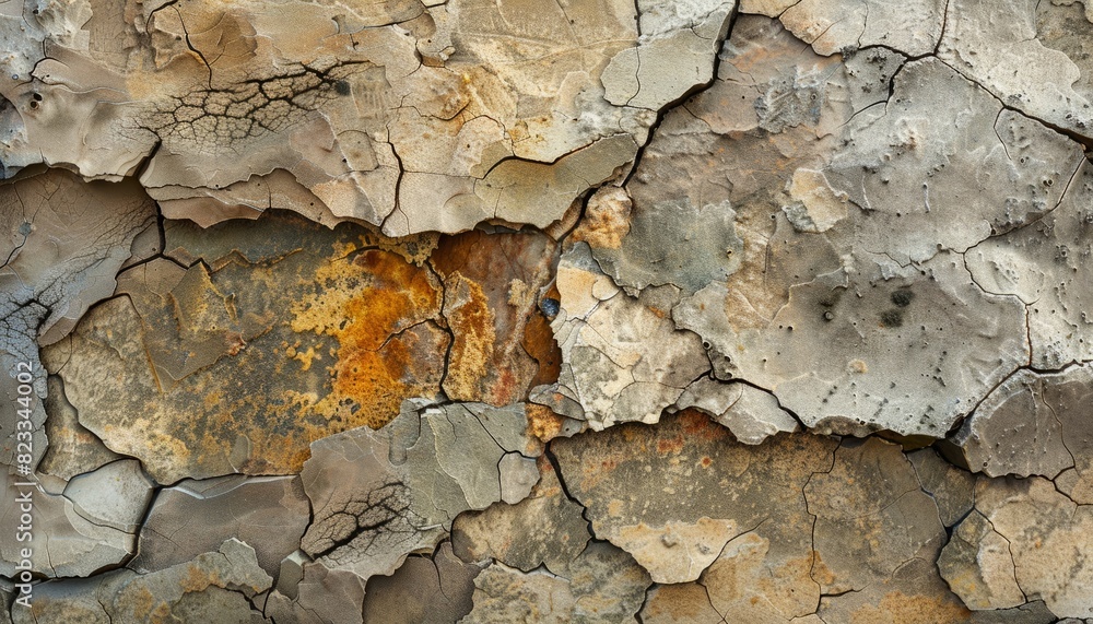 An abstract natural texture showcasing a close-up view of a cracked stone surface, ideal for artistic or geological backgrounds An abstract natural texture showcasing a close-up view of a cracked stone surface, ideal for artistic or geological backgrounds