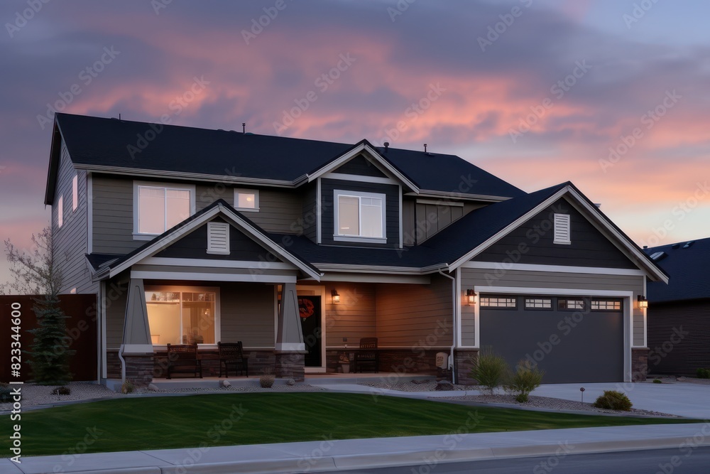 3d rendering of house model for real estate 
