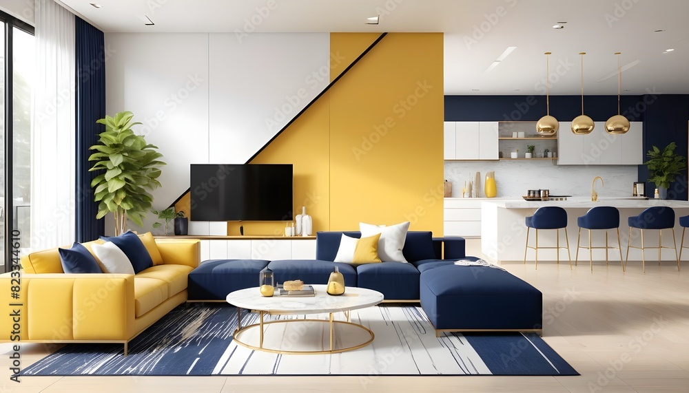 white and gold theme interior modern minimalism photo realism white and gold theme interior modern minimalism photo realism