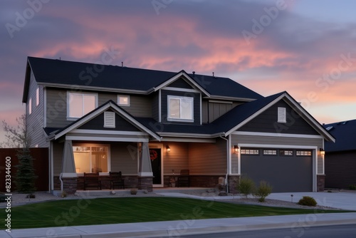 3d rendering of house model for real estate 
