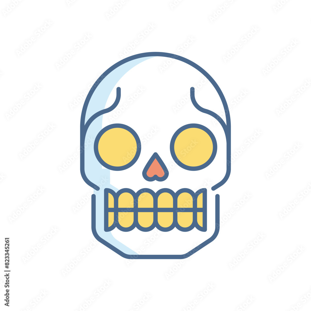 Skull vector icon Skull vector icon