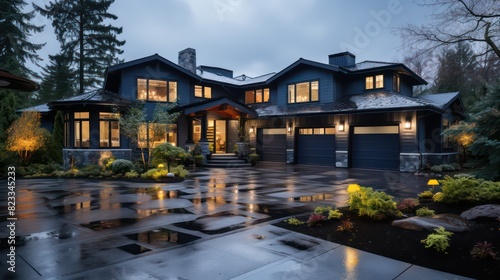 3d rendering of house model for real estate 
