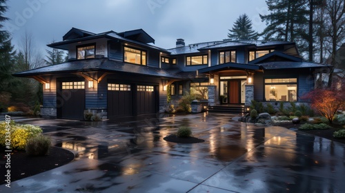 3d rendering of house model for real estate 
