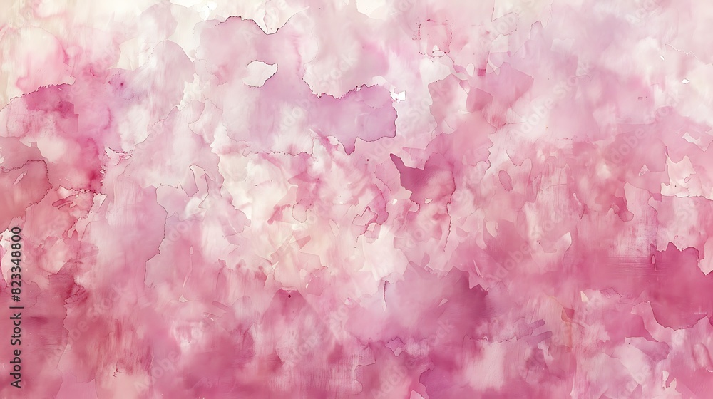 Fototapeta premium illustration, background, textured, design, bright, pattern, paint, vector, pink background, pink color, colours, horizontal, art, blank, grunge, no people, soft, watercolor, copy space, lig