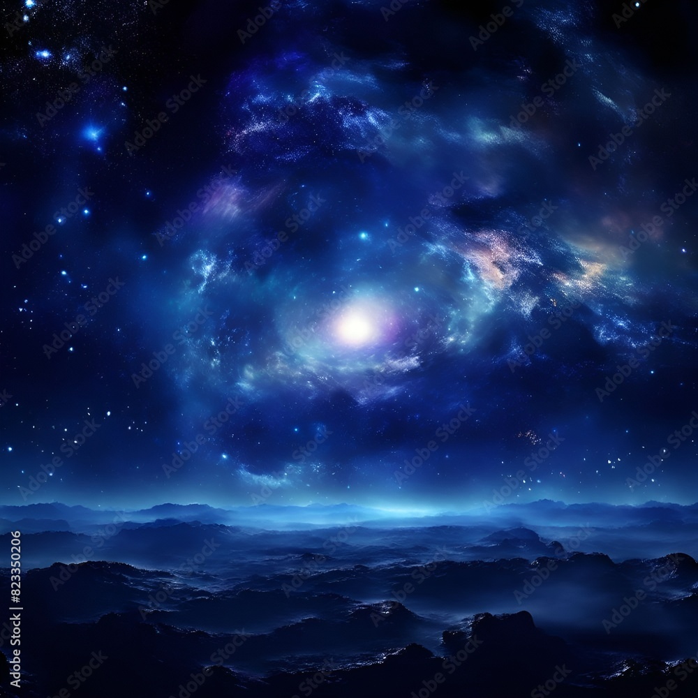 Blue galaxy Blue galaxy