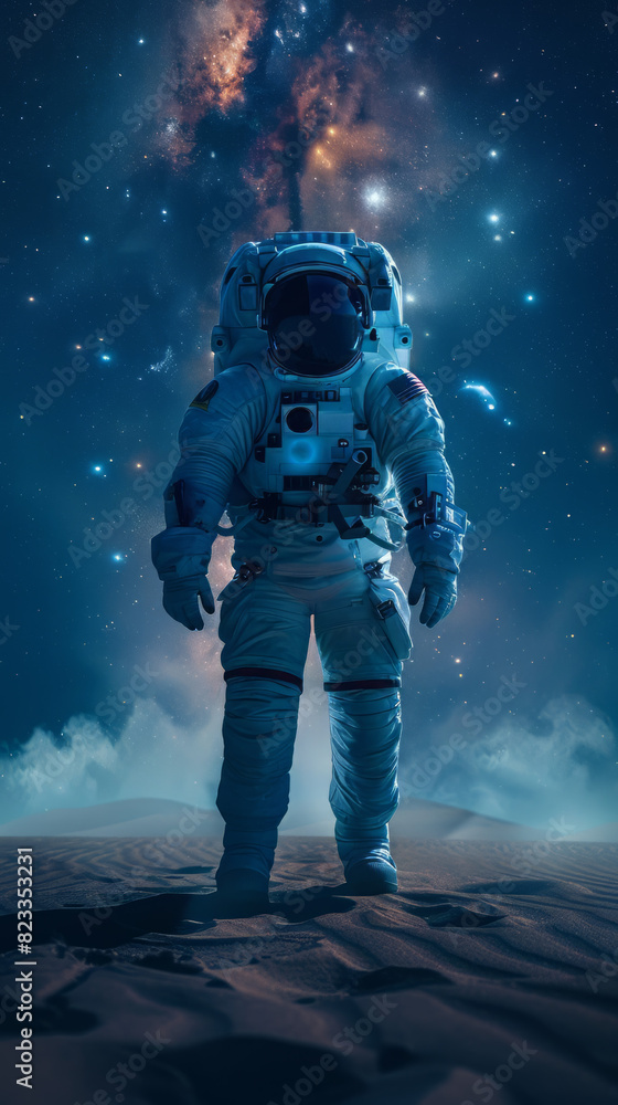Obraz premium Astronaut Art Poster Graphic Design Art