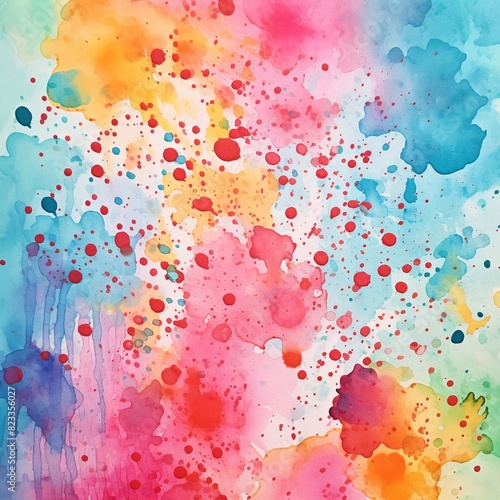 colorful watercolor splashes, painting, artistic, brush stain, illustration, abstract.