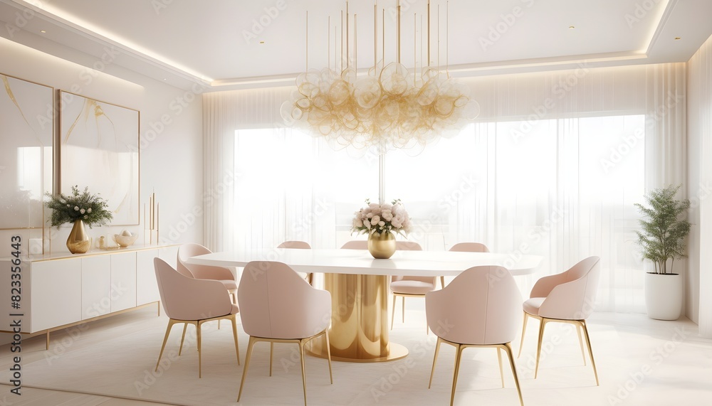 white and gold theme interior modern minimalism photo realism white and gold theme interior modern minimalism photo realism
