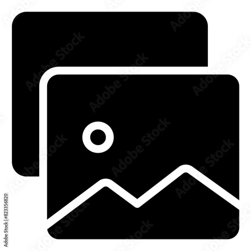 Image Icon in Solid Style