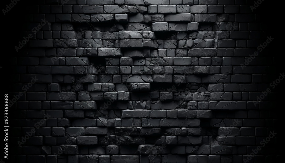 Dark Blue Bricks, Walls