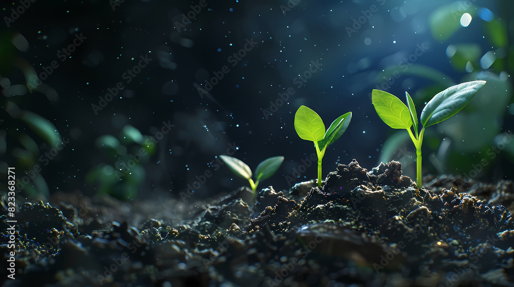 Eco-friendly plant growth Eco-friendly plant growth