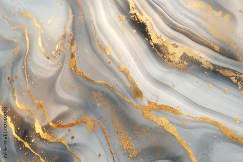 A soft and dreamy background with flowing liquid gold, creating an abstract pattern that blends seamlessly into the marble surface, evoking feelings of luxury and elegance. 