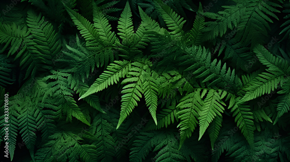 This photo showcases a detailed view of a vibrant green plant, featuring an array of numerous leaves.