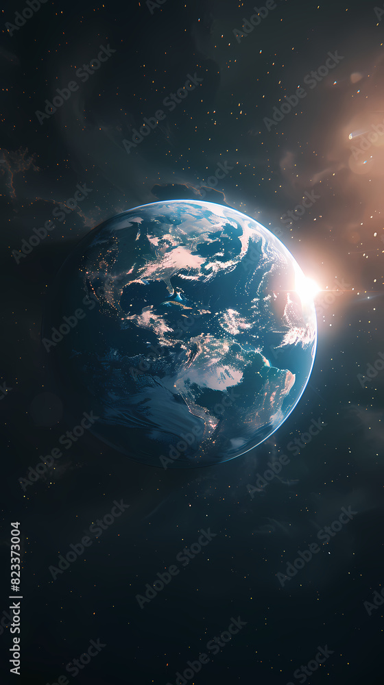 Fototapeta premium earth in space