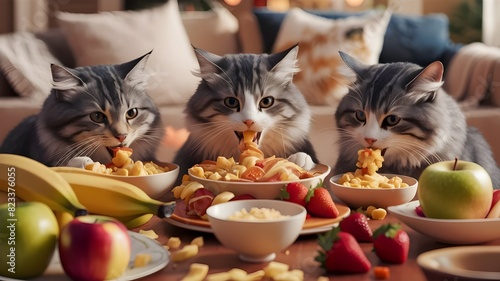 cat and food © Zunaira