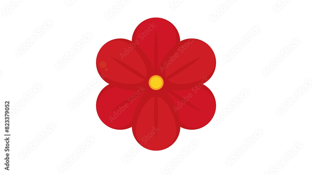 Fototapeta premium red dahlia flower
