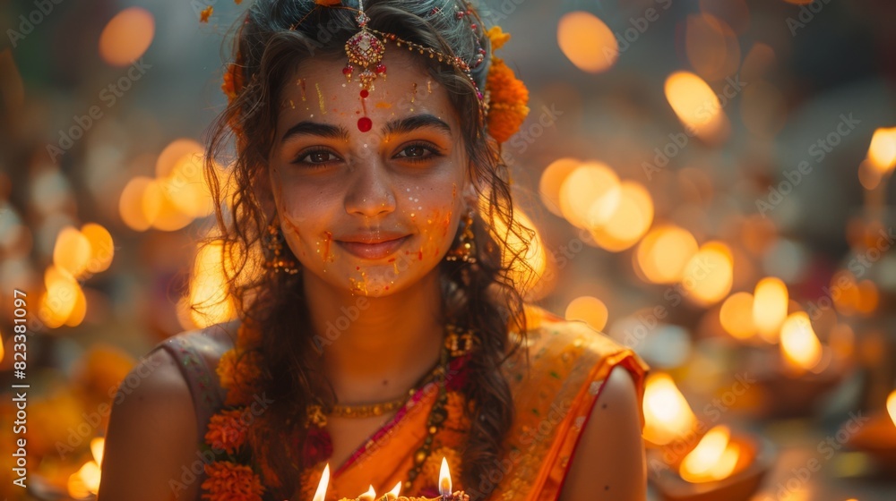 Diwali Festival in India. Diwali Festival in India.